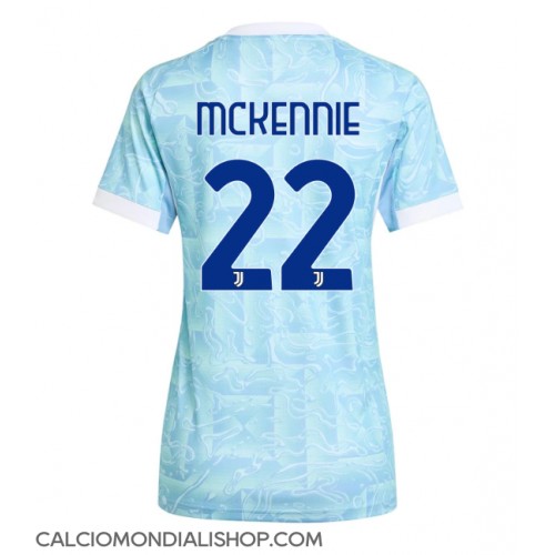Maglie da calcio Juventus Weston McKennie #22 Seconda Maglia Femminile 2025-26 Manica Corta